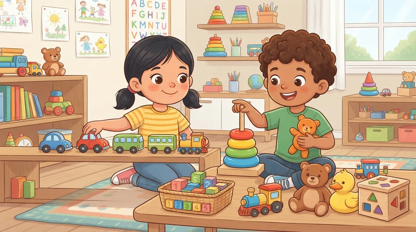 I have this page and need a main image for it.

Global visual direction for this site: Use a bright, friendly cartoon illustration style with clean shapes, expressive but natural characters,