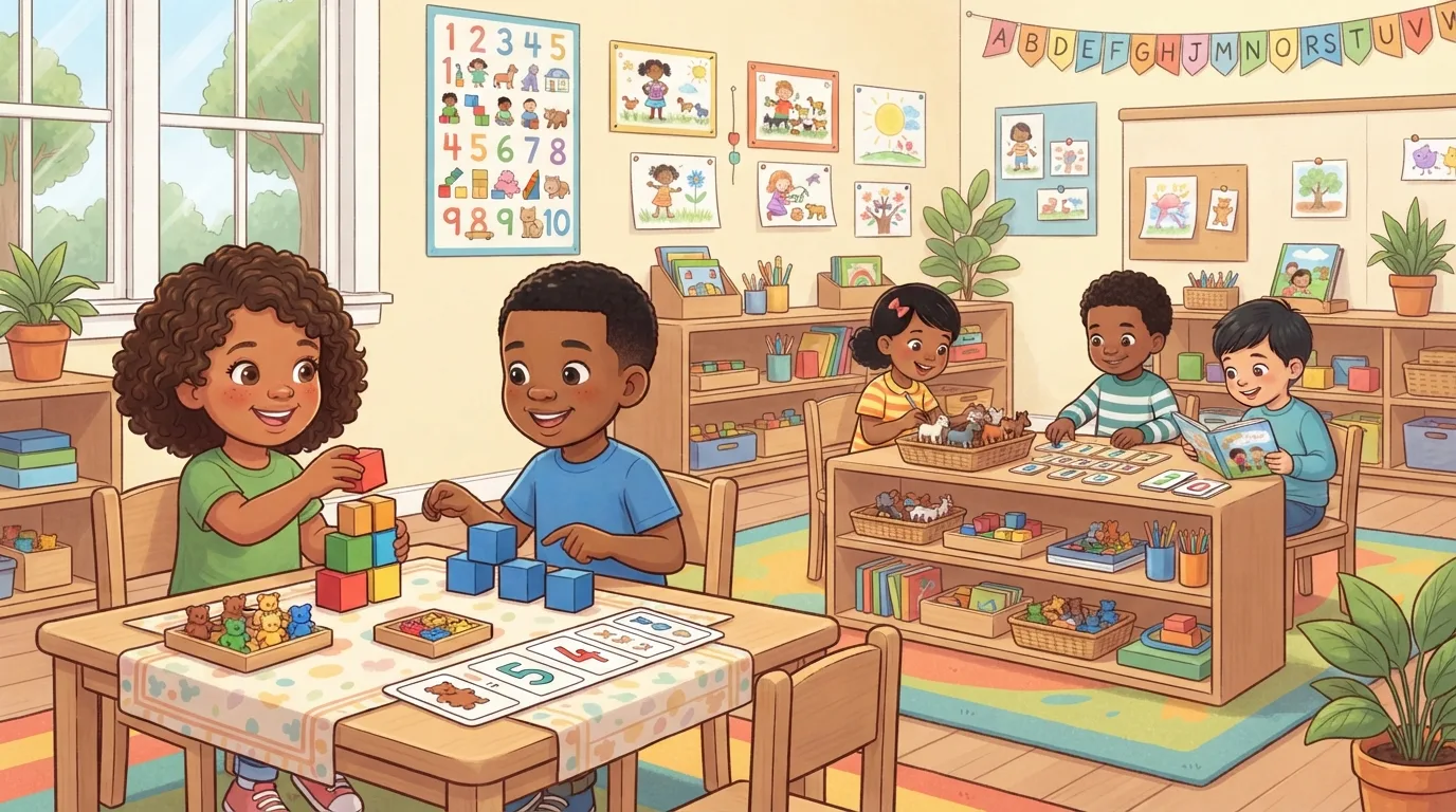 I have this page and need a main image for it.

Global visual direction for this site: Use a bright, friendly cartoon illustration style with clean shapes, expressive but natural characters,