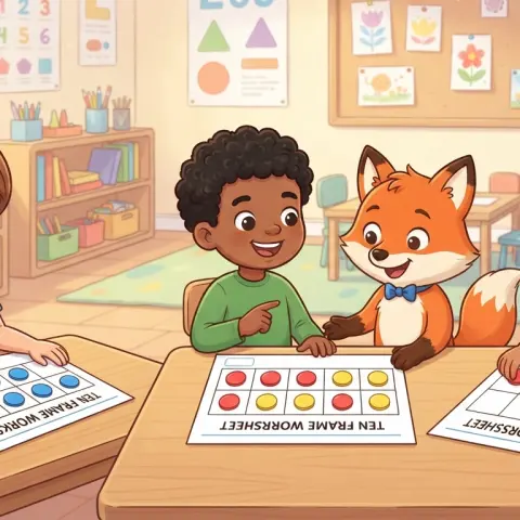 Ten Frame Worksheets