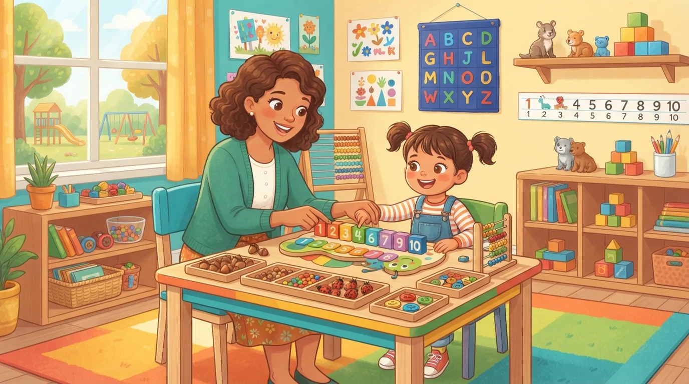 I have this page and need a main image for it.

Global visual direction for this site: Use a bright, friendly cartoon illustration style with clean shapes, expressive but natural characters,