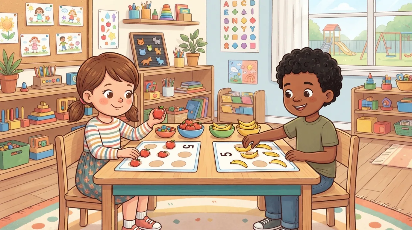 I have this page and need a main image for it.

Global visual direction for this site: Use a bright, friendly cartoon illustration style with clean shapes, expressive but natural characters,